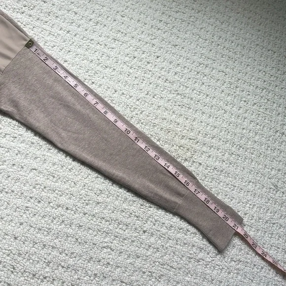 Ralph Lauren LRL Farheen Twill Front Sweater Dress in Hayfield Size Small - Picture 12 of 13